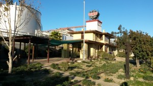 After a 2.5 hour trip across the historic Tijuana y Tecate Railway, we arrived at Estación Tecate with the Tecate Brewery in the background.