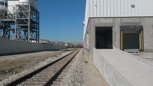 BJRR's new wharehouse and transloading facility, Estación García, capable of holding several thousand square feet of goods.