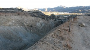 After a short car ride, we were at Tunnel 3. This is the top of the west portal.