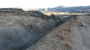 After a short car ride, we were at Tunnel 3. This is the top of the west portal.