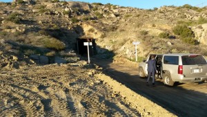 Just a few hundred feet away is Tunnel 4 with ground already prepped for track laying.